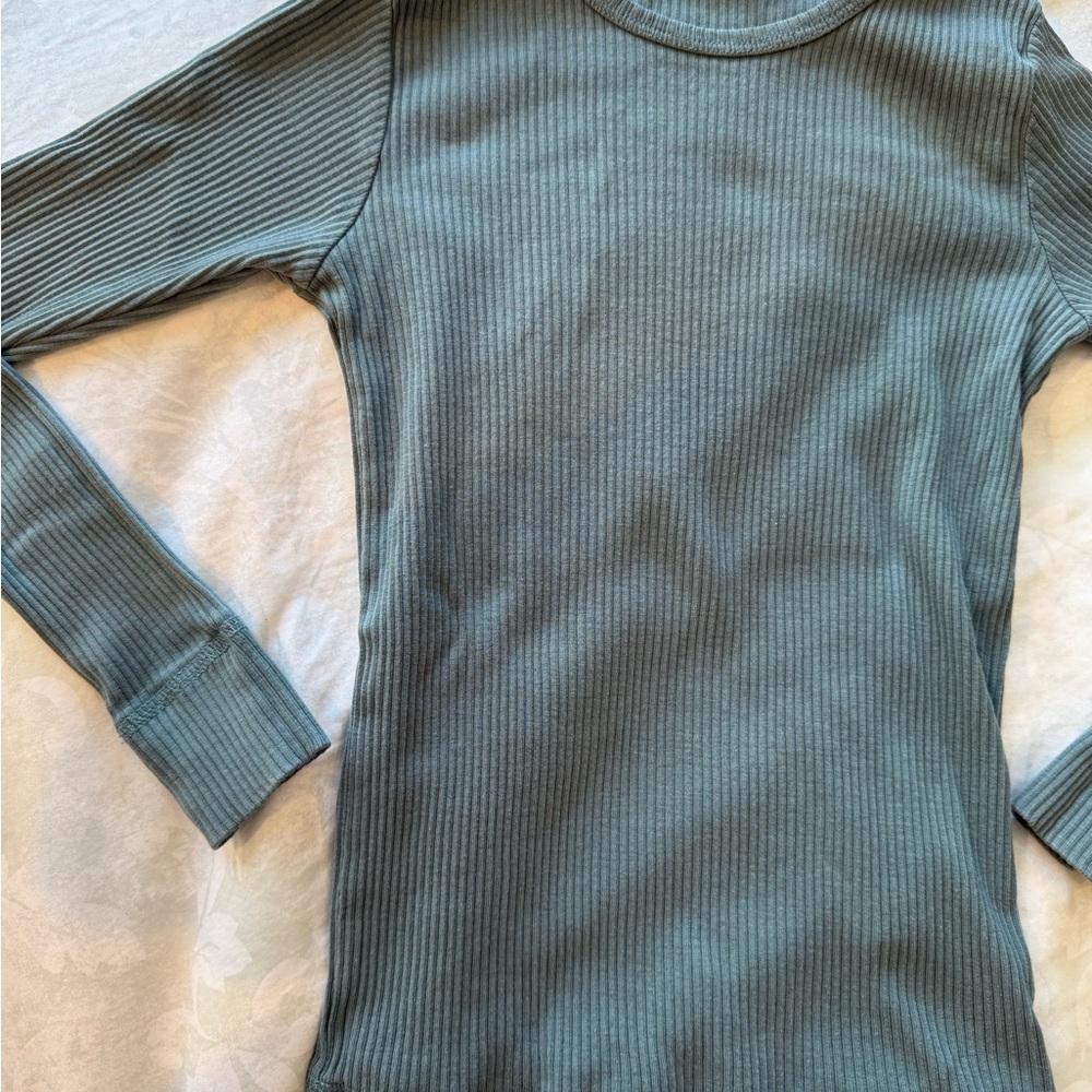 Ribbed Long Sleeve Top
